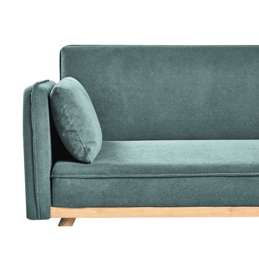 Sofá-cama ASAA Tecido Verde claro