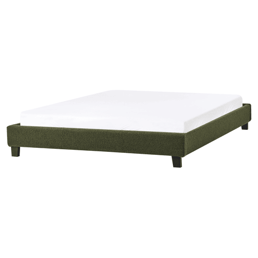 Beliani Cama sem cabeceira Bouclé ROANNE