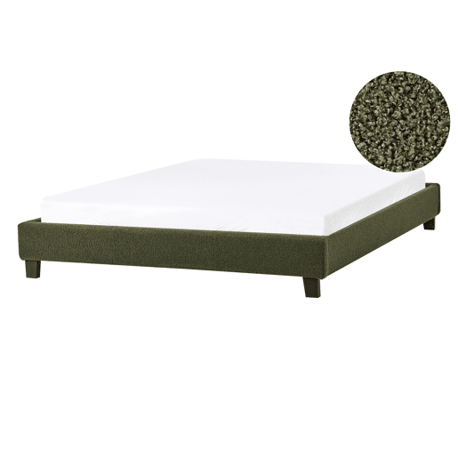 Beliani Cama sem cabeceira Bouclé ROANNE