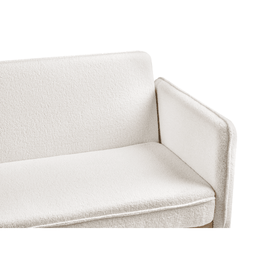 Sofá-cama ASAA Bouclé Branco creme Sofá-cama ASAA Bouclé Branco creme
