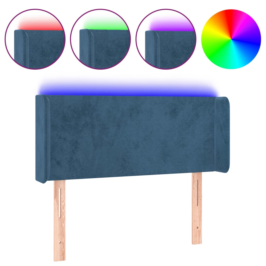 Cabecero Con Led 103 Azul
