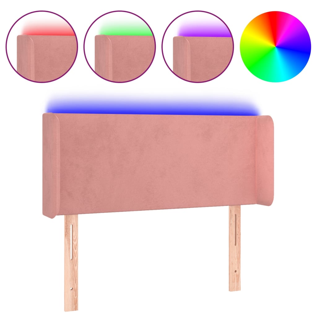 Cabecero Con Led 103 Rosa