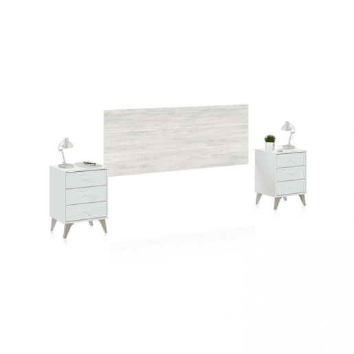 Dormitorio Iconic Branco Artik (Branco mate) - Branco Velho 40 x 56 x 33,5 cm