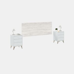 Dormitorio Iconic Branco Artik (Branco mate) - Branco Velho 40 x 56 x 33,5 cm