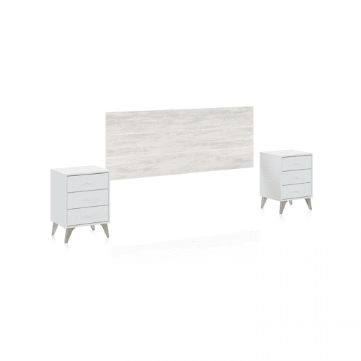 Dormitorio Iconic Branco Artik (Branco mate) - Branco Velho 40 x 56 x 33,5 cm