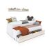 Cama Nuit 199x96 Cama Nuit 199x96 Blanco/ Madera