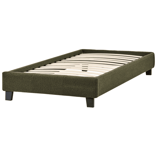 Beliani Cama sem cabeceira Bouclé ROANNE