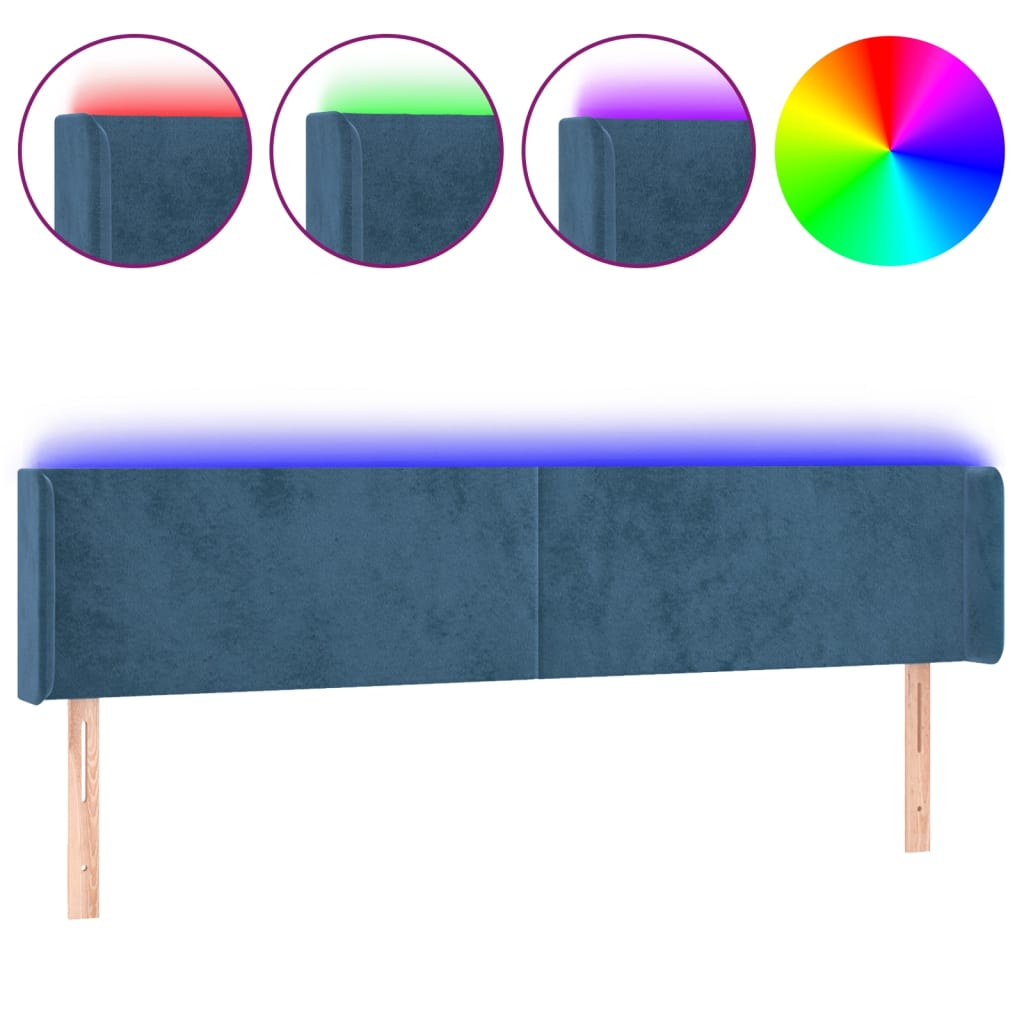 Cabecero Con Led 203 Azul