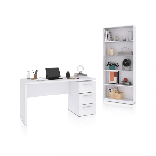 Sasha Plus pacote de escritório Artik White (Branco mate) 138 x 74 x 60 cm