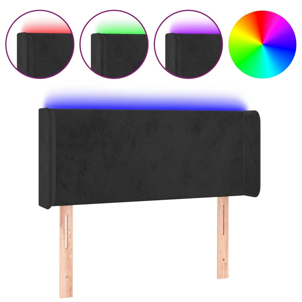 Cabecero Con Led 103 Negro