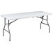 Beliani Mesa de jardín CUGNOLI 180x74 Beliani Mesa de jardín CUGNOLI 180x74 Blanco