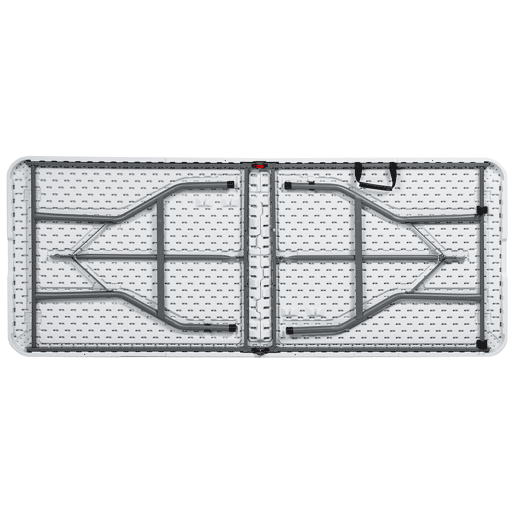 Mesa de jantar de exterior para 6 pessoas CUGNOLI 180 cm 74 cm Branco