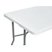Beliani Mesa de jardín CUGNOLI 180x74 Beliani Mesa de jardín CUGNOLI 180x74 Blanco