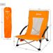 Aktive Pack 4 sillas plegables playa Aktive Pack 4 sillas plegables playa Naranja