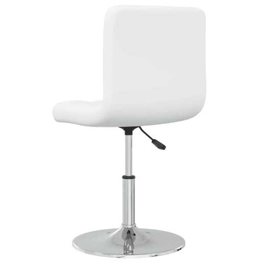 vidaXL Cadeira de jantar couro artificial branco vidaXL Cadeira de jantar couro artificial branco