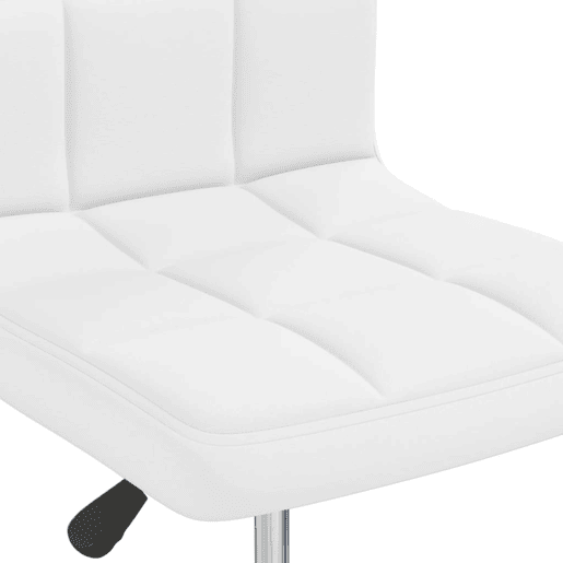 vidaXL Cadeira de jantar couro artificial branco vidaXL Cadeira de jantar couro artificial branco