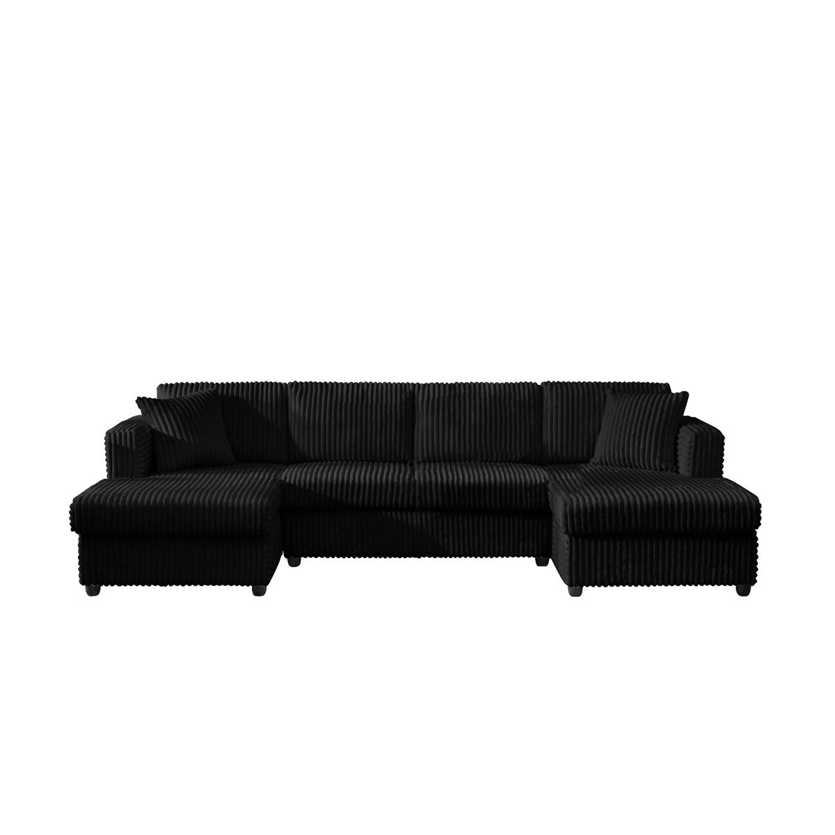 Sofá Multipersona YHL Voyura LS2219 Pana con Respaldo de Cojín