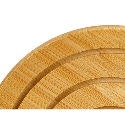 Individuais Natural Bambu 19 x 1 x 19 cm (24 Unidades) Redondo Individuais Natural Bambu 19 x 1 x 19 cm (24 Unidades) Redondo
