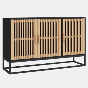 vidaXL Aparador 105x30x65 cm derivados de madeira preto