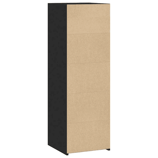 vidaXL Armário alto 40x41x124 cm derivados de madeira preto vidaXL Armário alto 40x41x124 cm derivados de madeira preto
