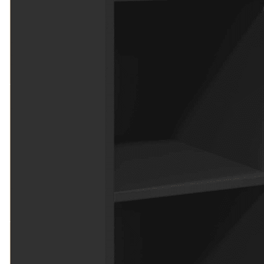 vidaXL Armário alto 40x41x124 cm derivados de madeira preto vidaXL Armário alto 40x41x124 cm derivados de madeira preto