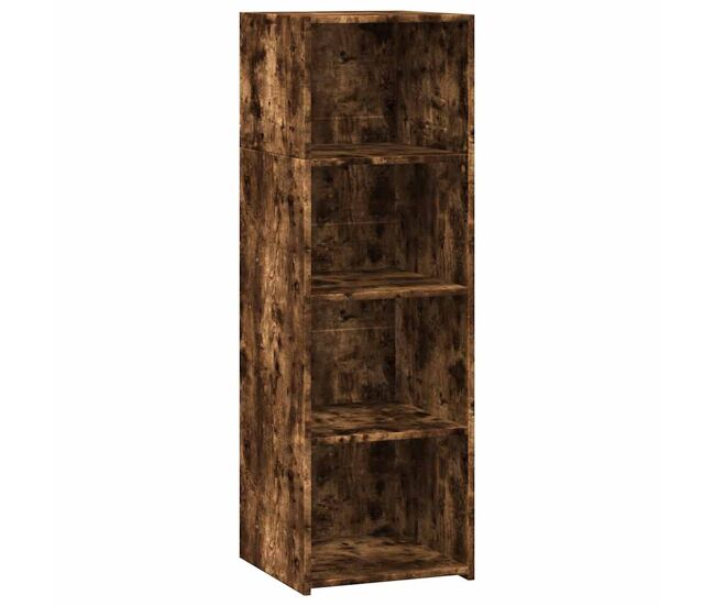 Vidaxl aparador alto madera de ingeniería roble ahumado 40x41x124 cm