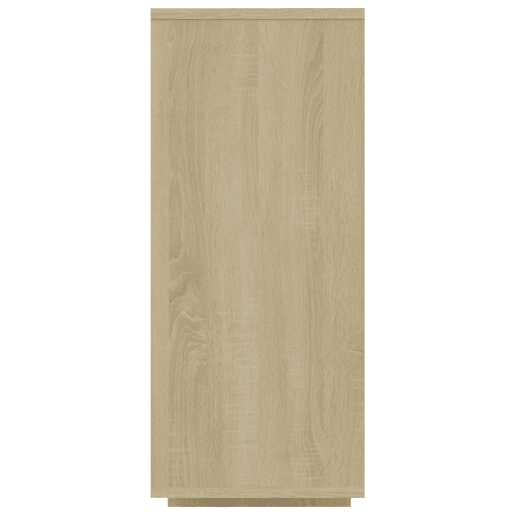 vidaXL Aparador 120x30x75 cm derivados de madeira carvalho sonoma