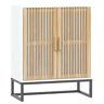 vidaXL Aparador 60x30x75 cm derivados de madeira branco