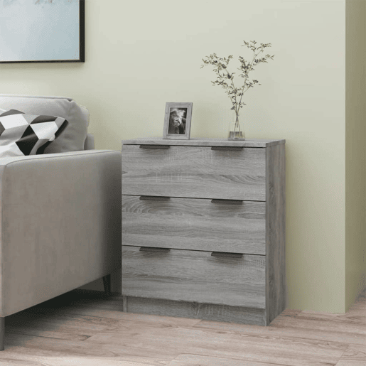 vidaXL Aparador 60x30x70 cm derivados de madeira cinzento sonoma vidaXL Aparador 60x30x70 cm derivados de madeira cinzento sonoma