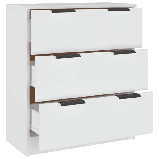 vidaXL Aparador 60x30x70 cm derivados de madeira branco vidaXL Aparador 60x30x70 cm derivados de madeira branco
