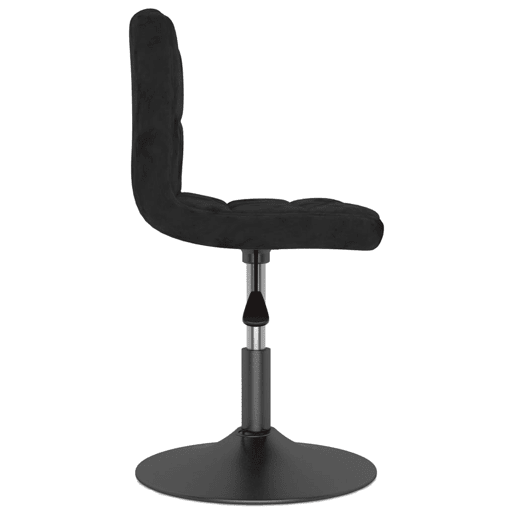 vidaXL Cadeiras de jantar giratórias 2 pcs veludo preto vidaXL Cadeiras de jantar giratórias 2 pcs veludo preto