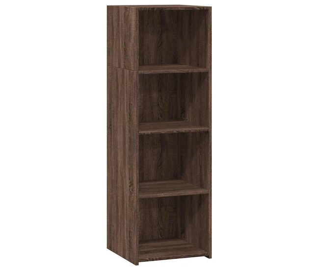 Vidaxl aparador alto madera de ingeniería marrón roble 40x41x124 cm