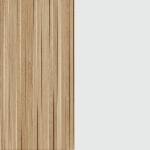 Cómoda Nitza On Blanco Artik (Blanco Mate) - Natur 70,5 x 76 x 40 cm