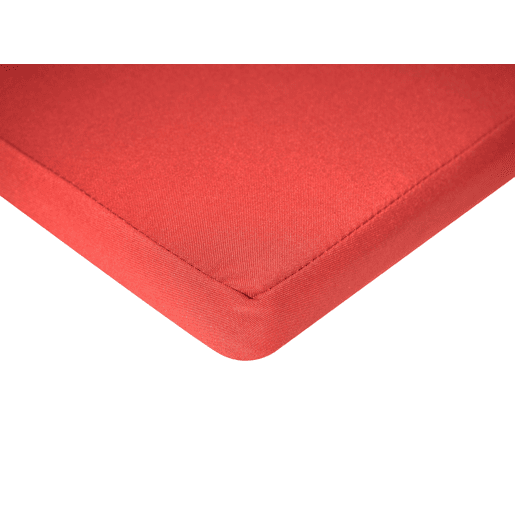 Conjunto de 8 almofadas de cadeira para jardim SASSARI PREMIUM 46 x 46 cm Vermelho