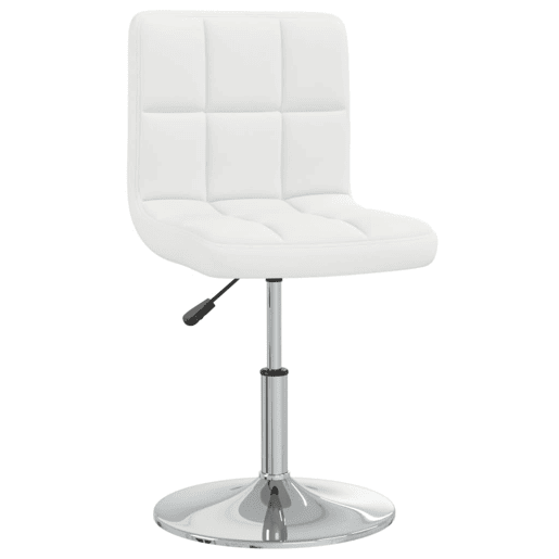 vidaXL Cadeiras de jantar 2 pcs couro artificial branco vidaXL Cadeiras de jantar 2 pcs couro artificial branco