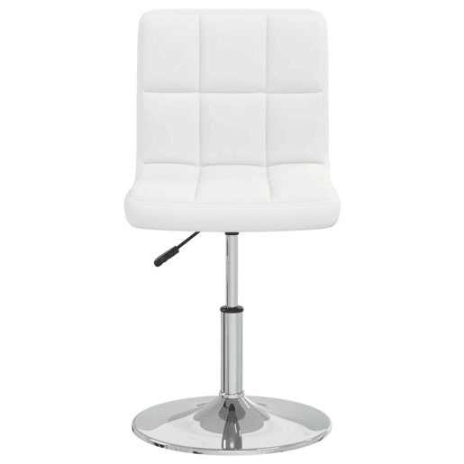 vidaXL Cadeiras de jantar 2 pcs couro artificial branco vidaXL Cadeiras de jantar 2 pcs couro artificial branco