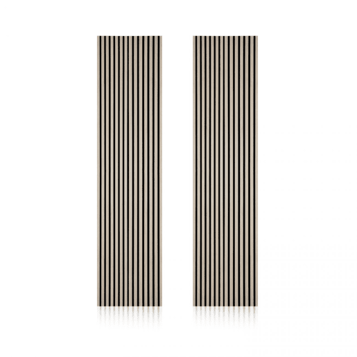 Embalagem 2 painéis acústicos Noiseless 240 Preto - Carvalho 60 x 240 x 2,2 cm