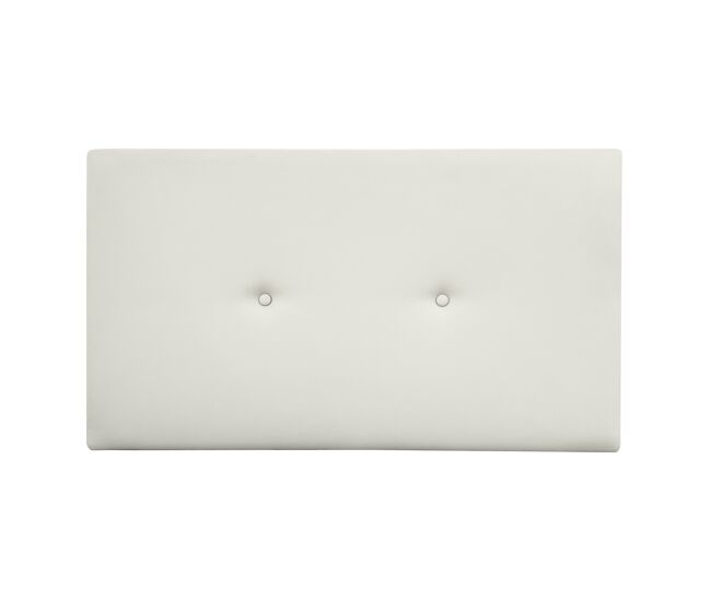 Cabecero polipiel premium acolchado andros medidas 105 x 60 cm (cama de 90 y 105) blanco