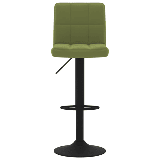 vidaXL Bancos de bar 2 pcs veludo verde-claro