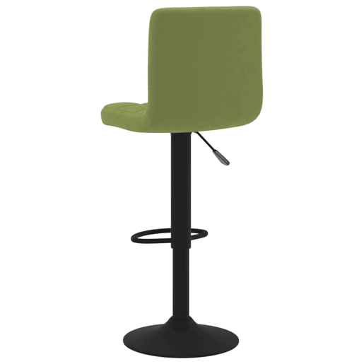 vidaXL Bancos de bar 2 pcs veludo verde-claro