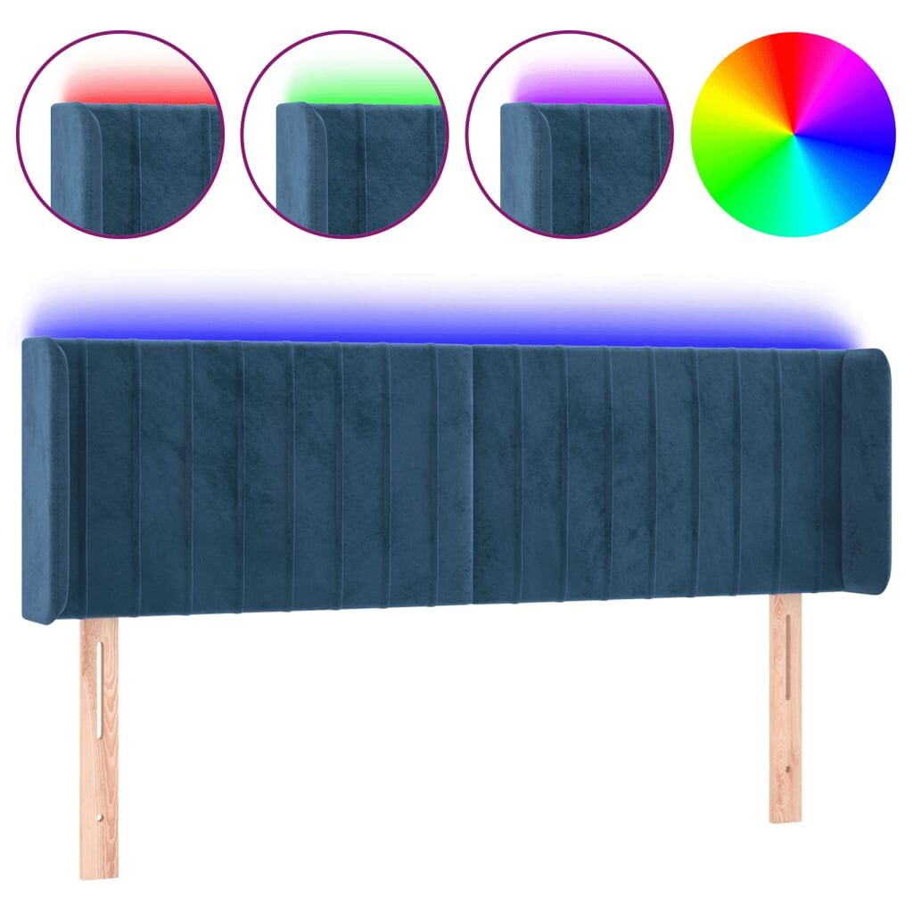 Cabecero Con Led 147 Azul