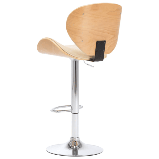 vidaXL Banco de bar couro artificial creme vidaXL Banco de bar couro artificial creme