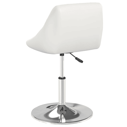 vidaXL Banco de bar couro artificial branco vidaXL Banco de bar couro artificial branco