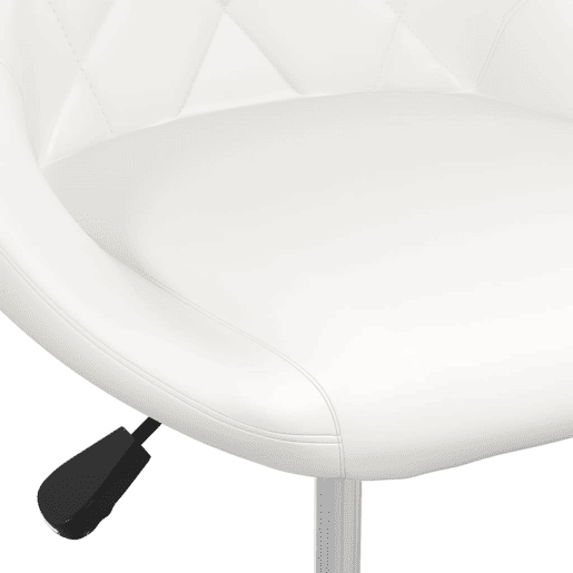 vidaXL Banco de bar couro artificial branco vidaXL Banco de bar couro artificial branco