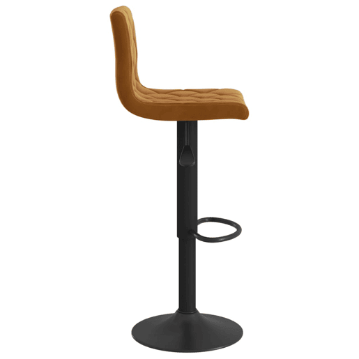 vidaXL Bancos de bar 2 pcs veludo castanho