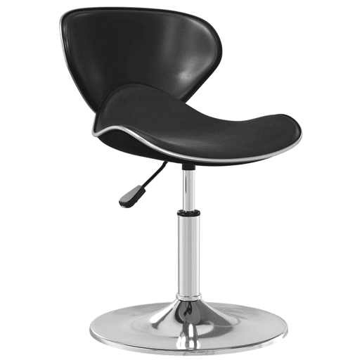vidaXL Banco de bar couro artificial preto