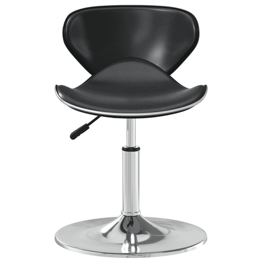 vidaXL Banco de bar couro artificial preto
