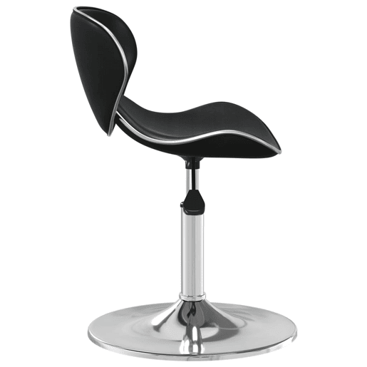 vidaXL Banco de bar couro artificial preto