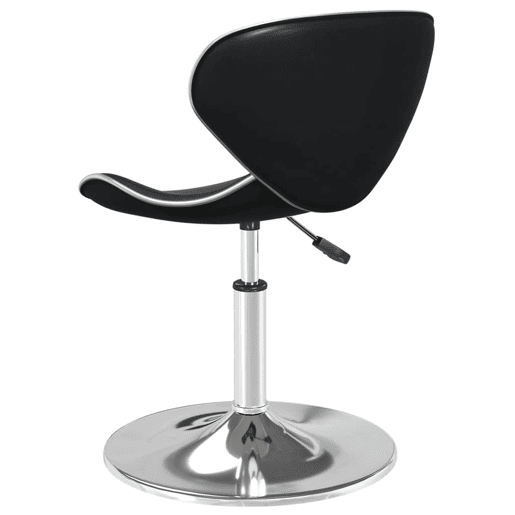 vidaXL Banco de bar couro artificial preto
