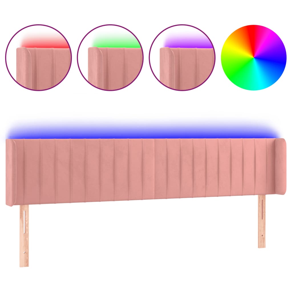 Cabecero Con Led 163 Rosa